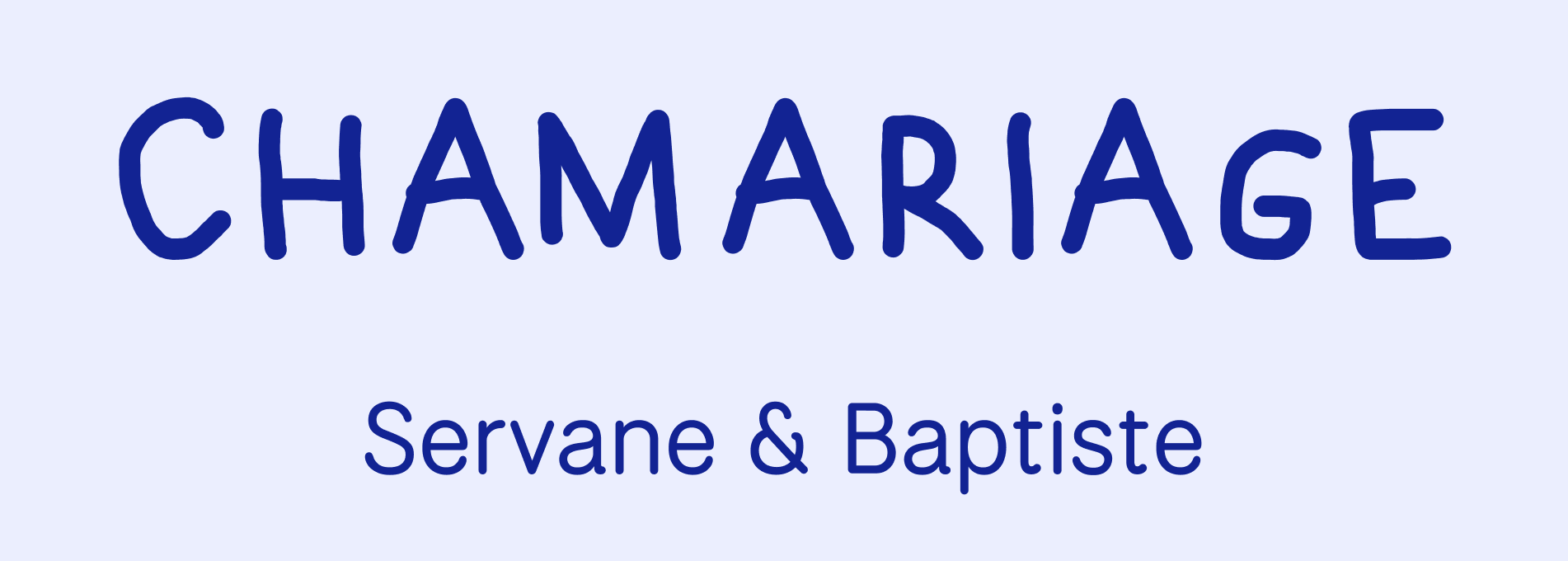 Chamariage, Servane et Baptiste